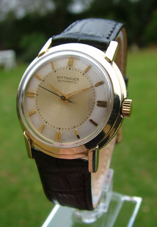 fig 1. A 1950s gents Wittnauer automatic wrist watch