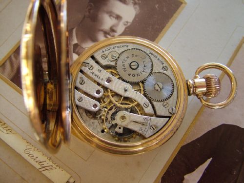 fig 2. 1930s pocket watch, Laminor Watch Co