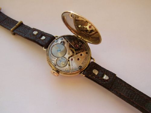 fig 2. A lady’s 9 carat gold 1930s Omega wrist watch