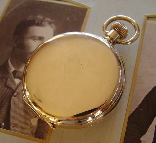 fig 1. 1930s pocket watch, Laminor Watch Co