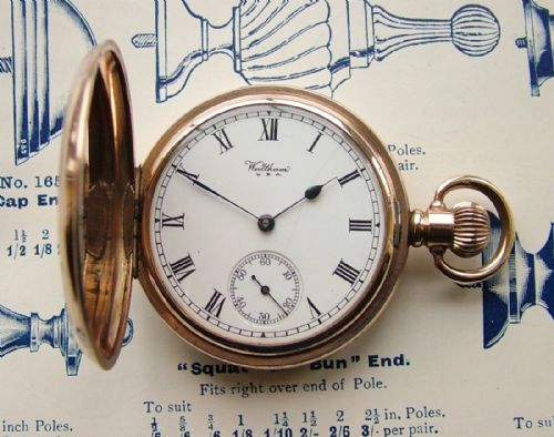 A 1920s Waltham Full Hunter Pocket Watch