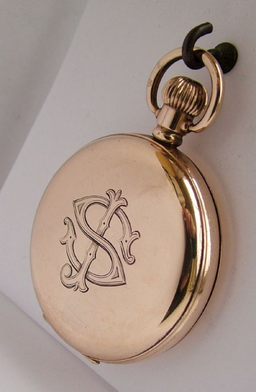fig 1. A 1920s Waltham full hunter pocket watch