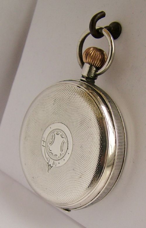 fig 1. A silver 1930s Buren pocket watch