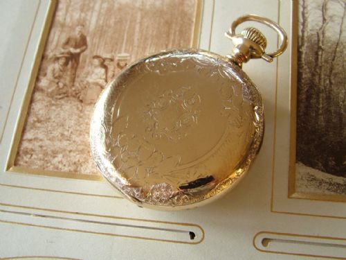 fig 2. An antique Hamilton pocket watch, 1917