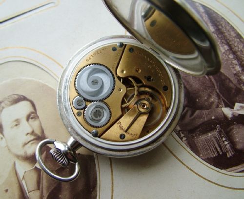 fig 1. A 1943 Elgin pocket watch