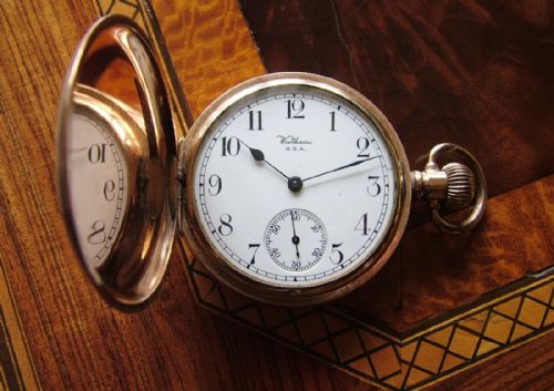 An Antique Waltham Full Hunter Pocket Watch, 1919