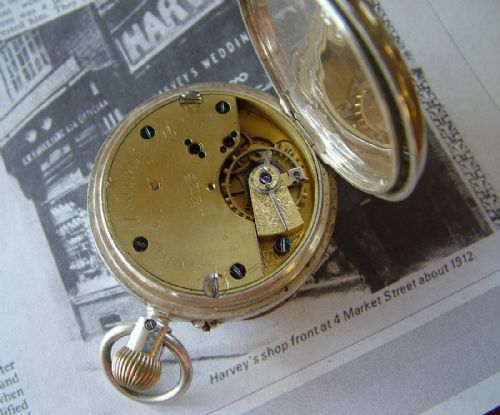 fig 1. An antique silver pocket watch, 1892, with history