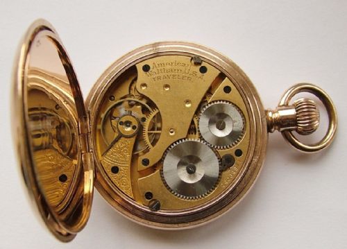 fig 1. Antique Waltham Private label full hunter pocket watch