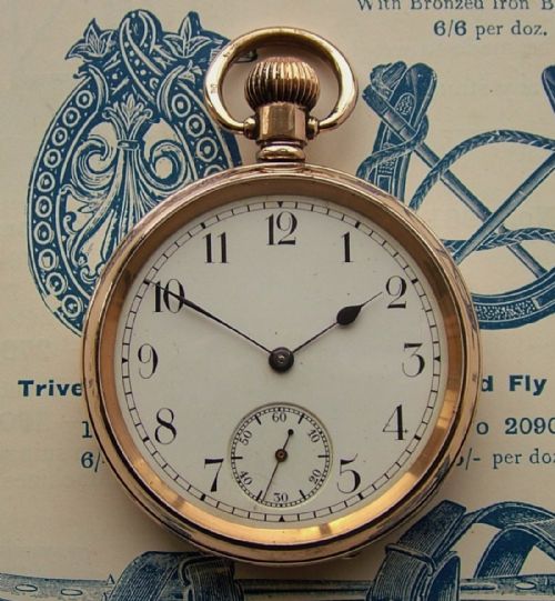 An Antique 1912 Waltham Traveler Pocket Watch