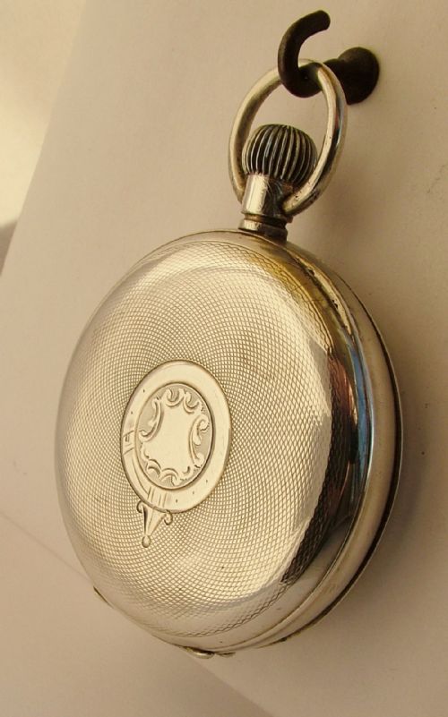 fig 1. An antique 1918 silver pocket watch
