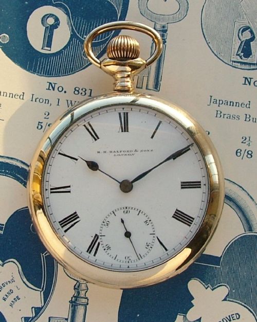 A Vintage 1920s Pocket Watch R H Halford London