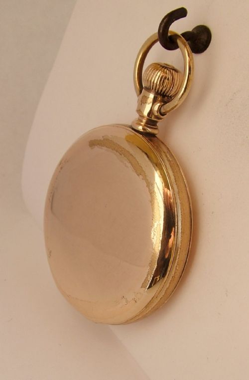 fig 1. A vintage 1920s Hefik full hunter pocket watch