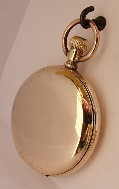 fig 1. Antique 1919 Waltham full hunter pocket watch