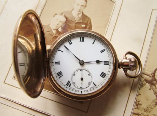 An Antique Full Hunter Pocket Watch