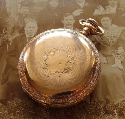 fig 1. n antique Waltham pocket watch, 1897