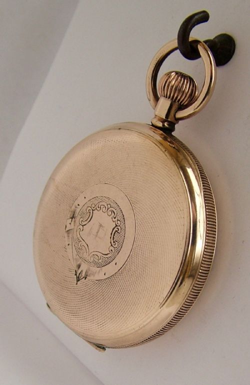 fig 1. Antique 1904 Waltham Earl pocket watch.