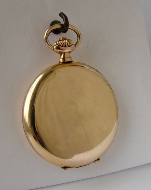 fig 2. Antique hunter pocket watch, Louis-Ulysse Chopard