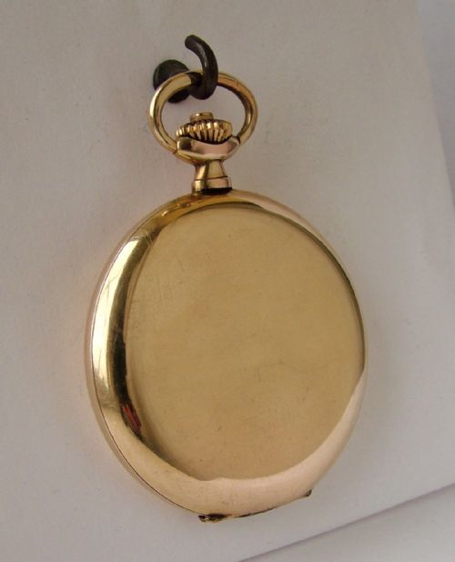 fig 3. Antique hunter pocket watch, Louis-Ulysse Chopard