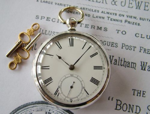 Waltham ‘Home Watch Co’ Silver Pocket Watch, 1876