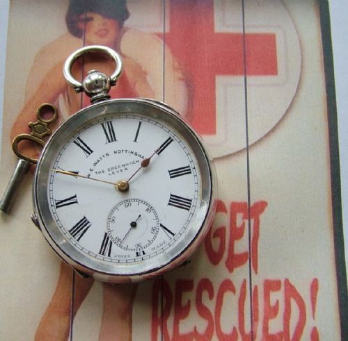 An Antique Silver Pocket Watch with History