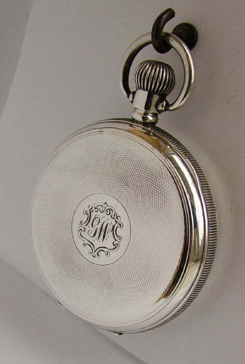 fig 1. A 1918 silver Hexameter pocket watch