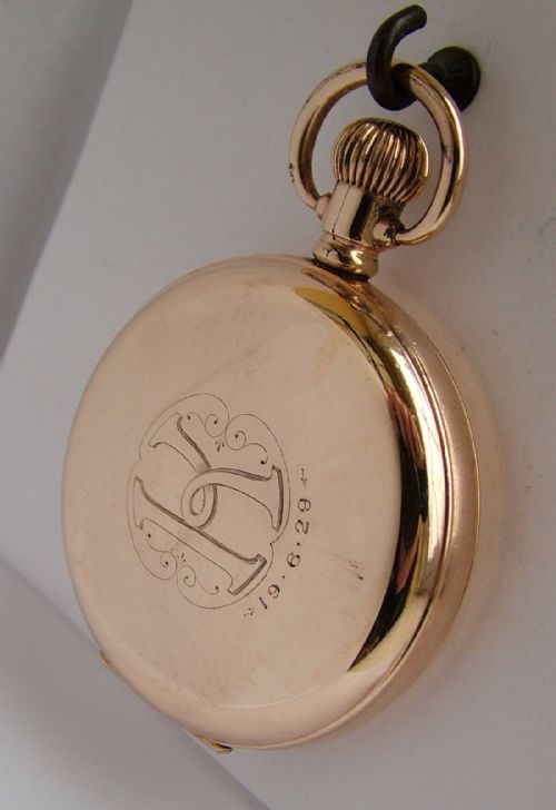 fig 1. An antique Waltham full hunter pocket watch
