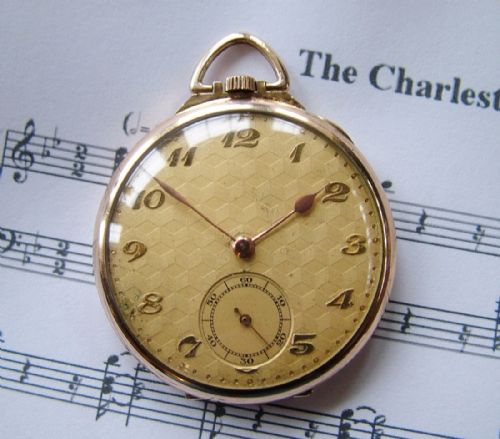 A Charming 1930s Art Deco Pocket Watch