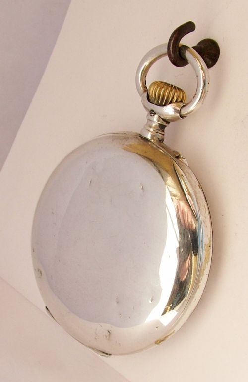 fig 1. An antique Swiss silver pocket watch