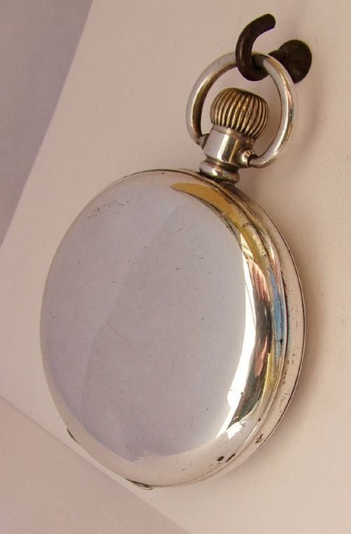 fig 1. An antique silver Zenith pocket watch, 1913.