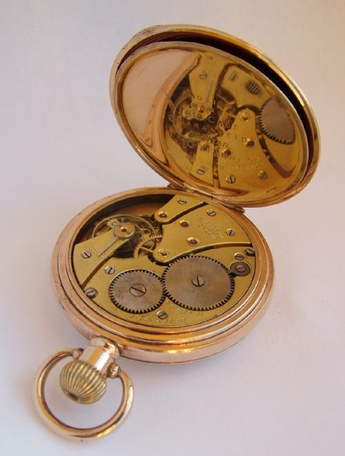 fig 3. A 1920s J W Benson pocket watch