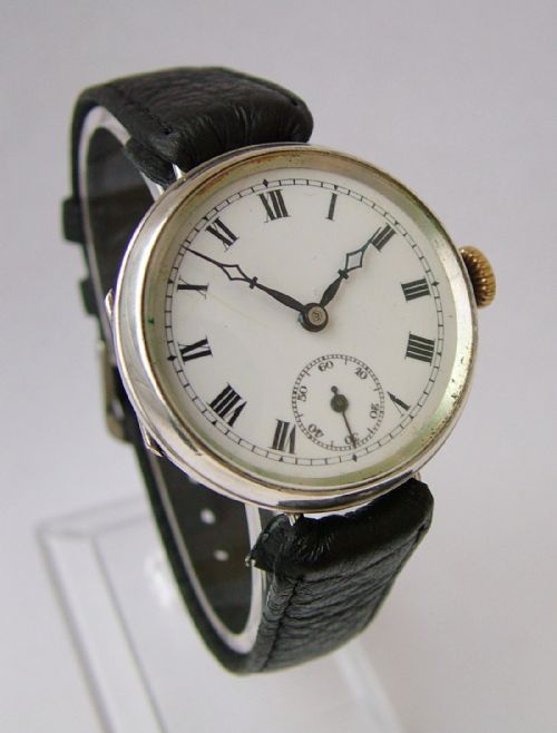 Gents 1929 Silver Uno Watch from Dimier Freres