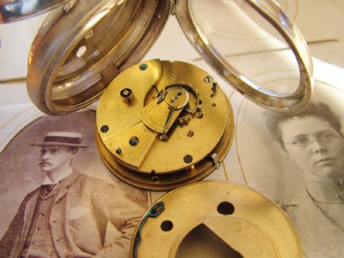 fig 2. Antique Express English Lever pocket watch, Graves