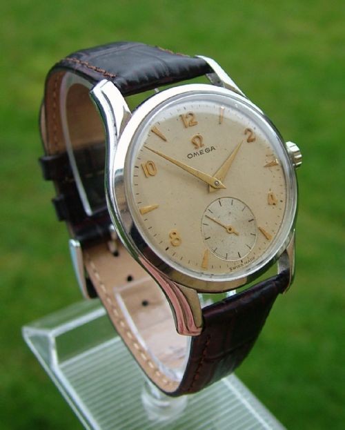 fig 1. A gents 1950s Omega wrist watch