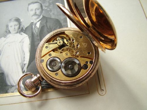 fig 1. An antique Stauffer Son & Co pocket watch