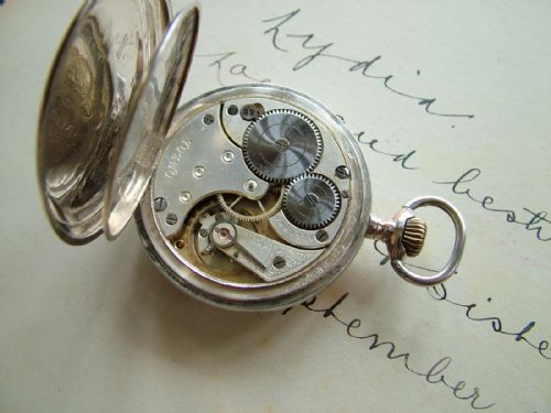fig 2. An antique Omega pocket watch, c1914