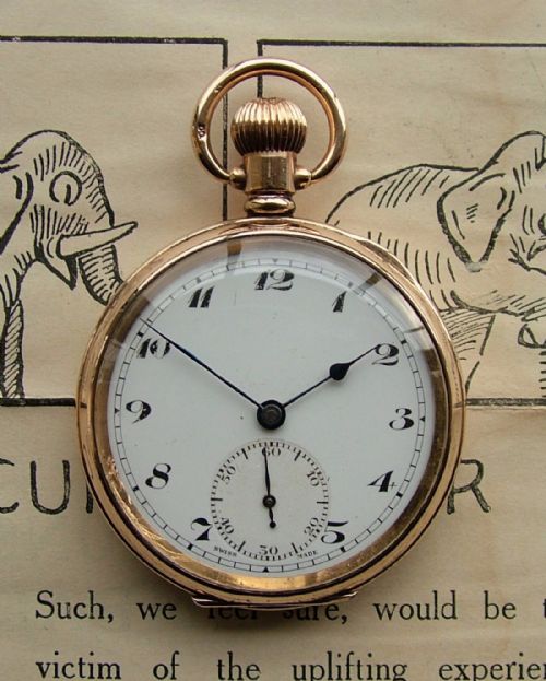 A Vintage 1920s Buren Grand Prix Pocket Watch