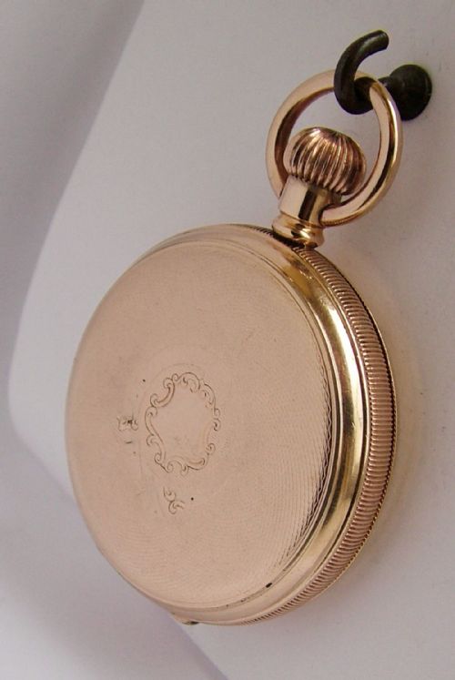 fig 1. An antique 1917 Waltham full hunter pocket watch