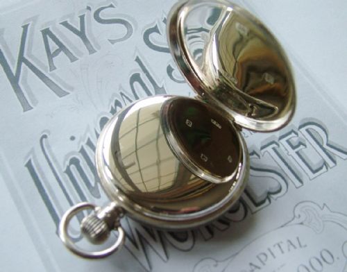 fig 2. 1929 Kays silver pocket watch in super condition