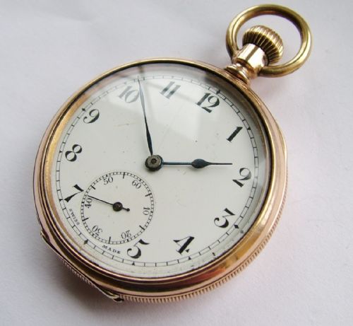 A 1930s Open Faced Pocket Watch