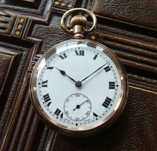 1920s Gold Plated Pocket Watch