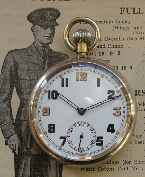 A Ww2 Record Gstp Military Pocket Watch