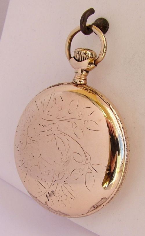 fig 1. Antique 1902 Waltham pocket watch