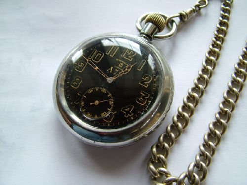 fig 1. Rotherhams GS Mark II military pocket watch