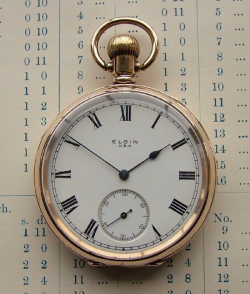 A Vintage 1920s Elgin Pocket Watch.