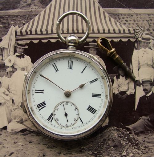 A Lancashire Watch Co Ltd Silver Pocket Watch, 1901