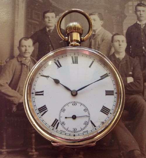 An Early 20th Century Open Faced Pocket Watch