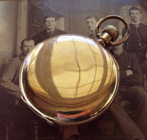 fig 1. An early 20th Century open faced pocket watch