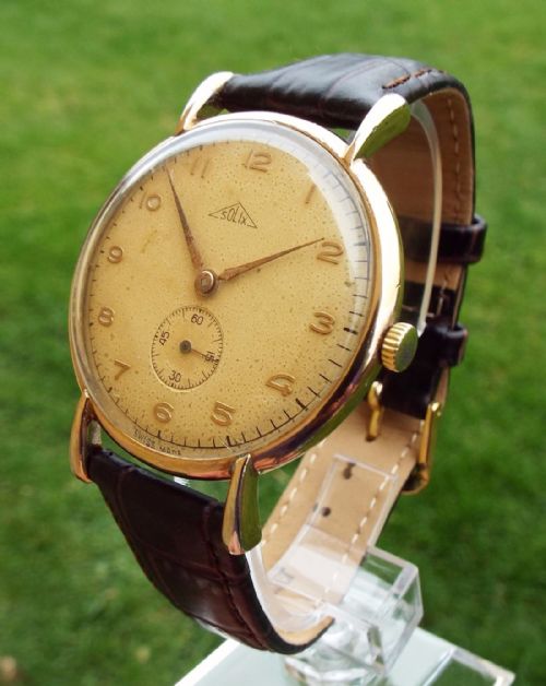 Gents Good-sized 1950s Solix Wrist Watch by Selza