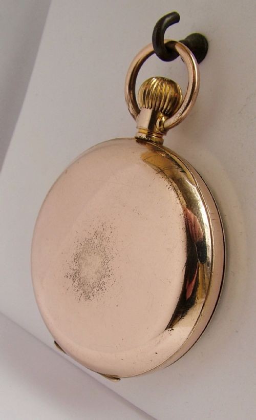fig 1. A 1920s Swiss open faced pocket watch
