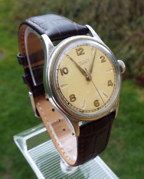 fig 1. A gents 1954 Tissot wrist watch
